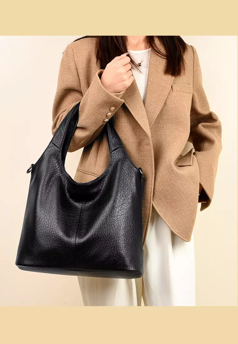 Faux Leather Three Way Handbag JW HD-3507