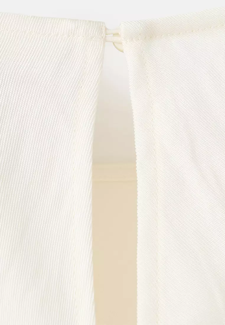 Lyocell Dress With Pleated Waist