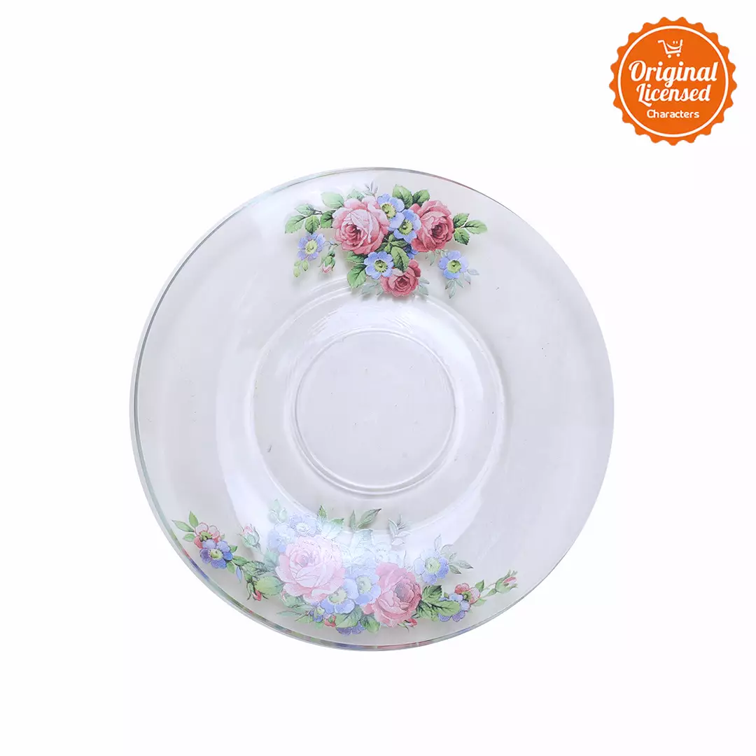 Briliant 8pcs Cup and Saucer Set Summer Blue Rose D