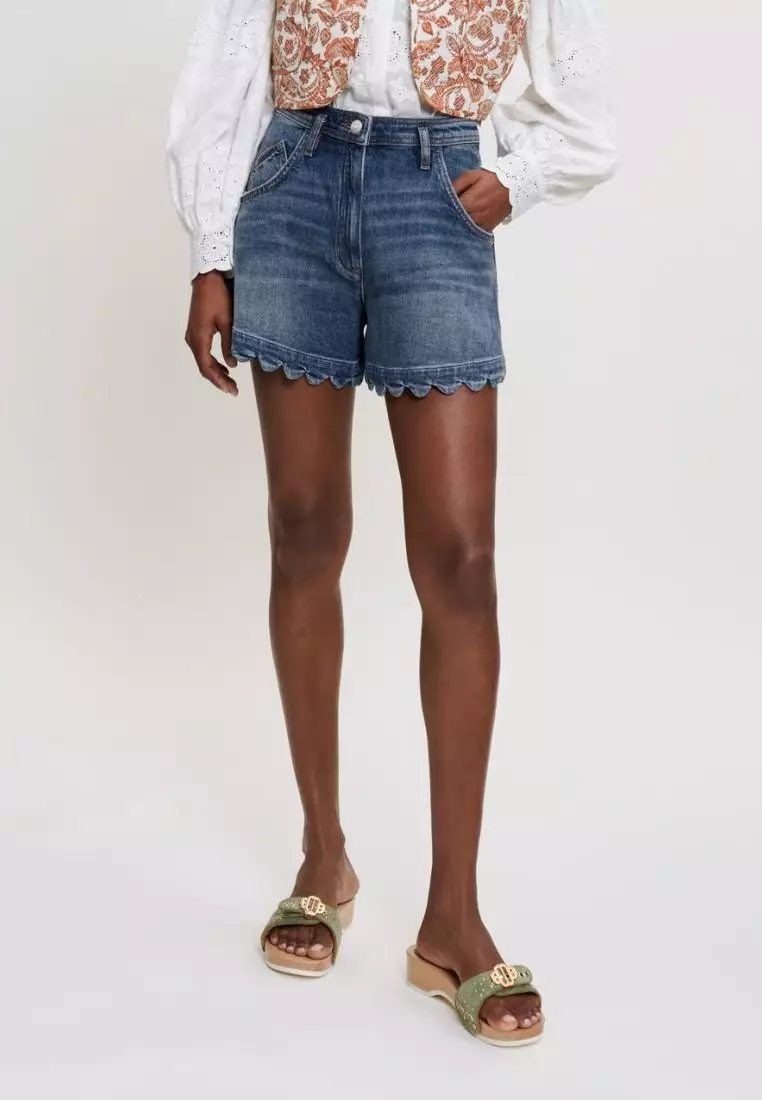 Maje denim shorts shop