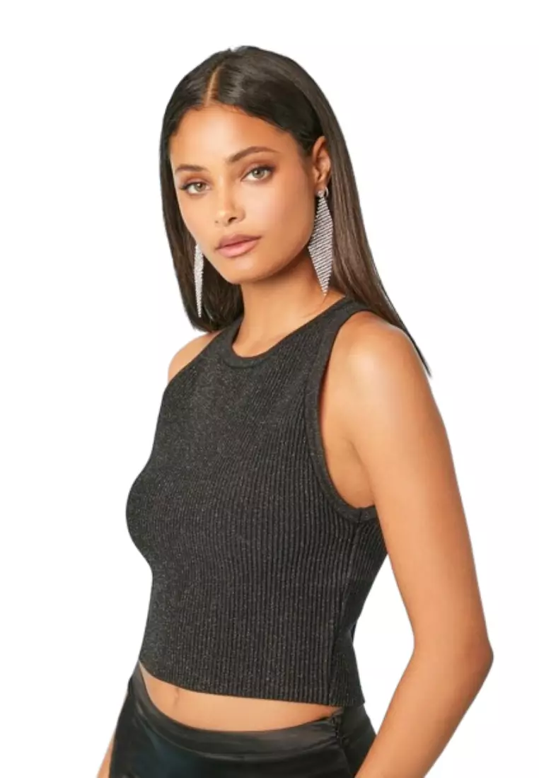 Black crop top sales tank forever 21