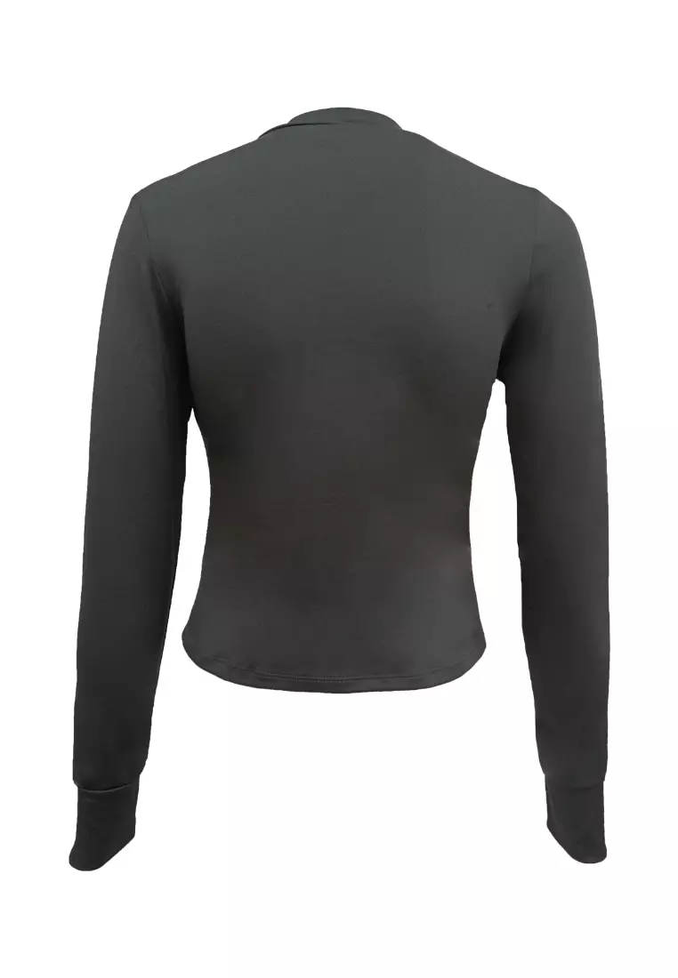 Impact Force Yoga Jacket with Full Front Zipper Activewear for Women