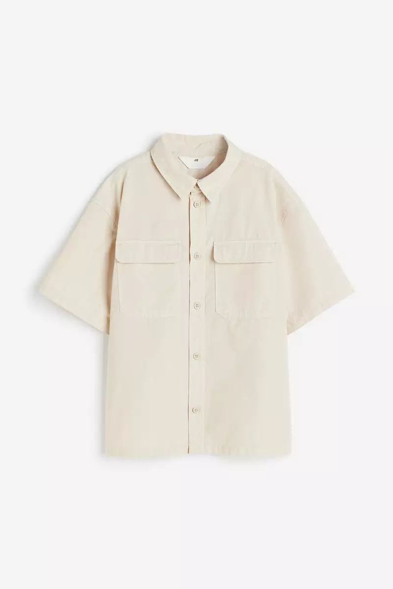 h&m short sleeve button up
