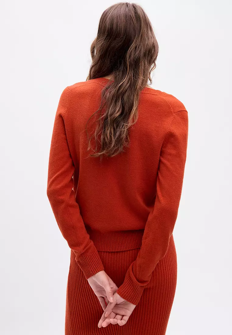 Gap orange sweater hotsell