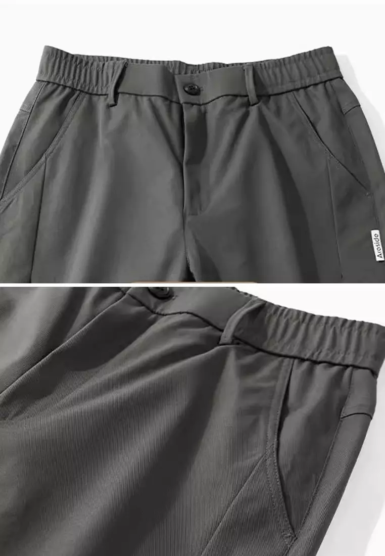 Elasticated Waist Slim Pants