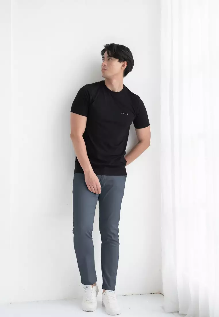 Kale Carlo Light Grey / Carlo Pants celana panjang pria