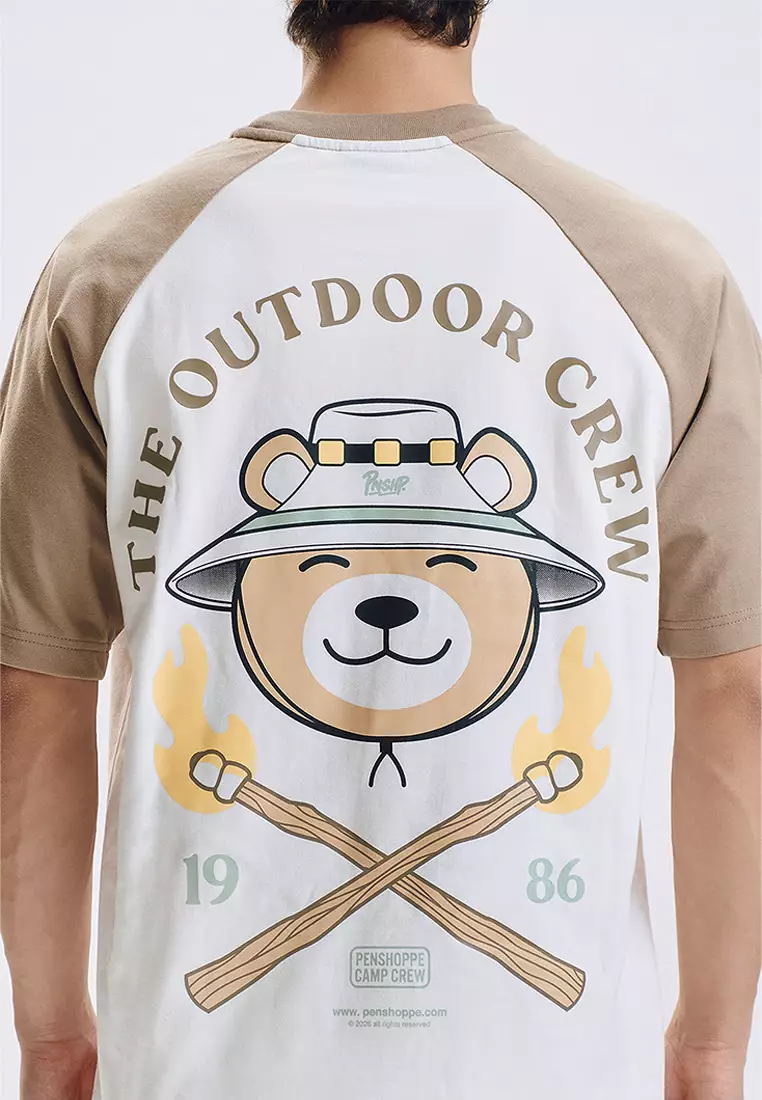 Crew Bear Outdoor Crew Relaxed Graphic T-Shirt