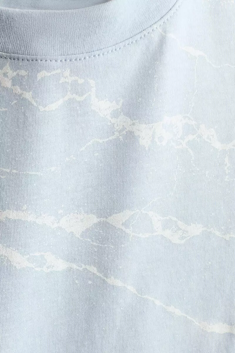 Printed cotton T-shirt