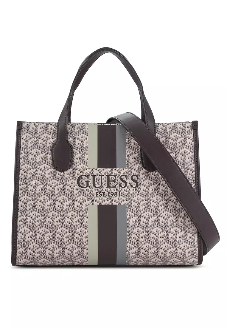 Guess Pink Silvana 2 Compartment Mini Tote Bag: Buy Guess Pink Silvana 2  Compartment Mini Tote Bag Online at Best Price in India