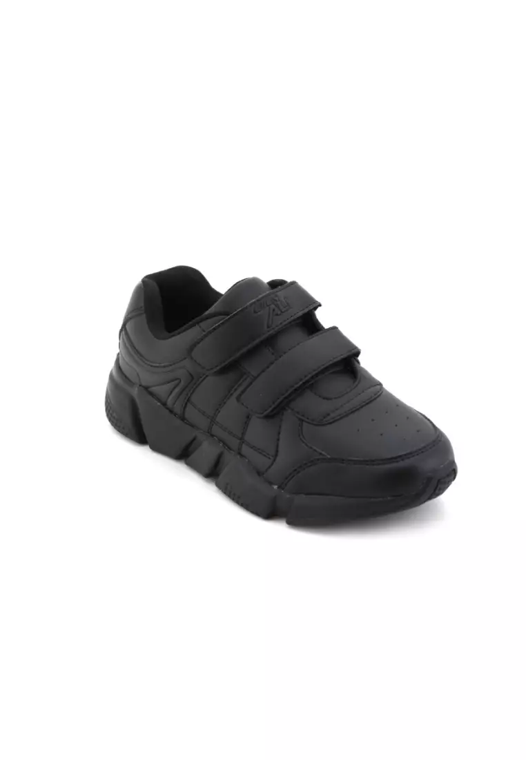 Bata black school on sale shoes with velcro