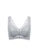 ZITIQUE grey Women's Latest Full Cup Wire-free Lace Bra - Grey 1C776USB9F1388GS_1