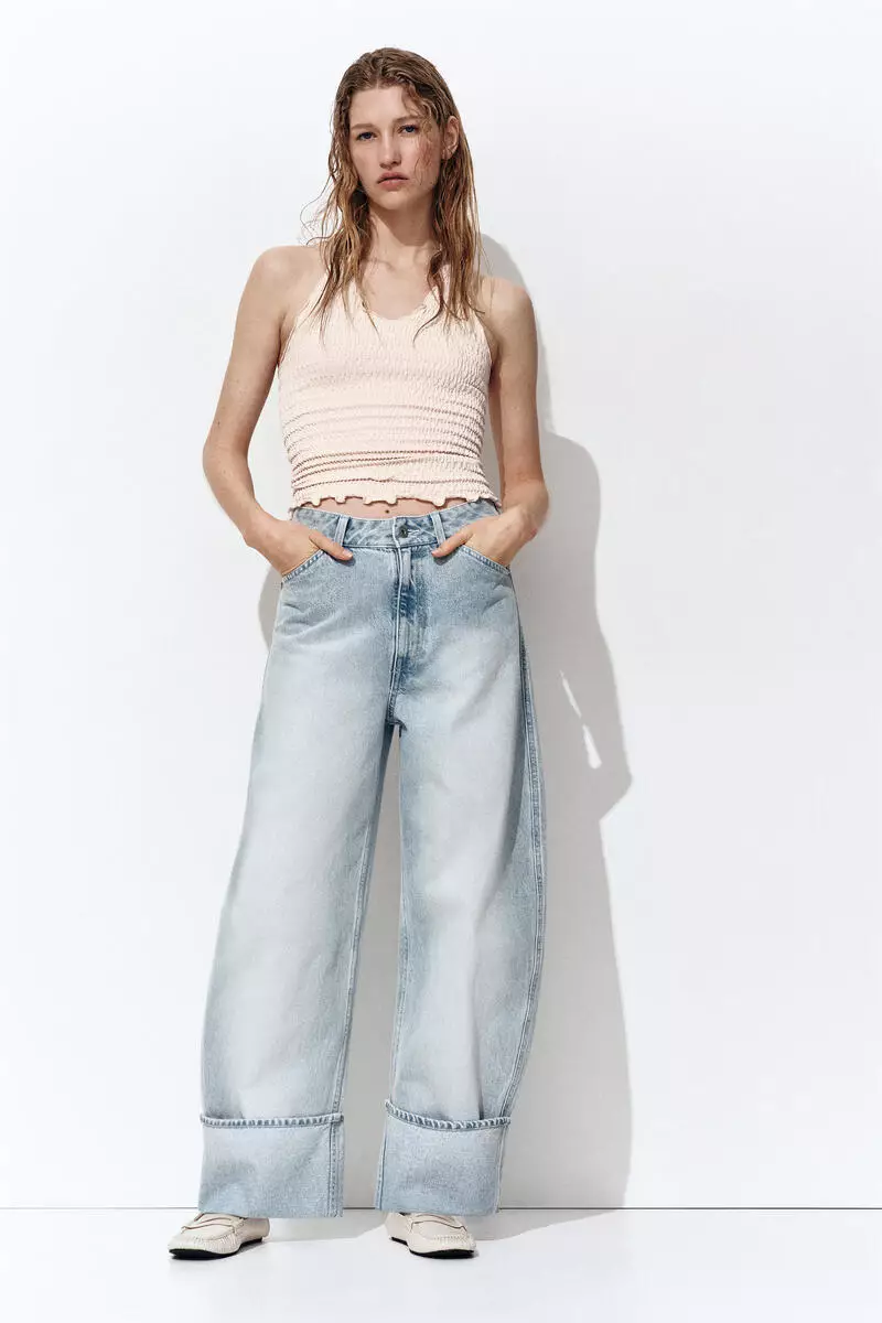 Smocked halterneck top