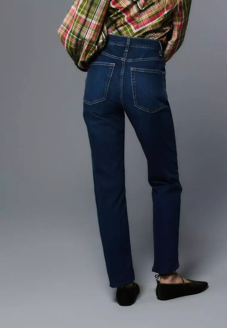 Slim Mid Rise Stretch Jeans
