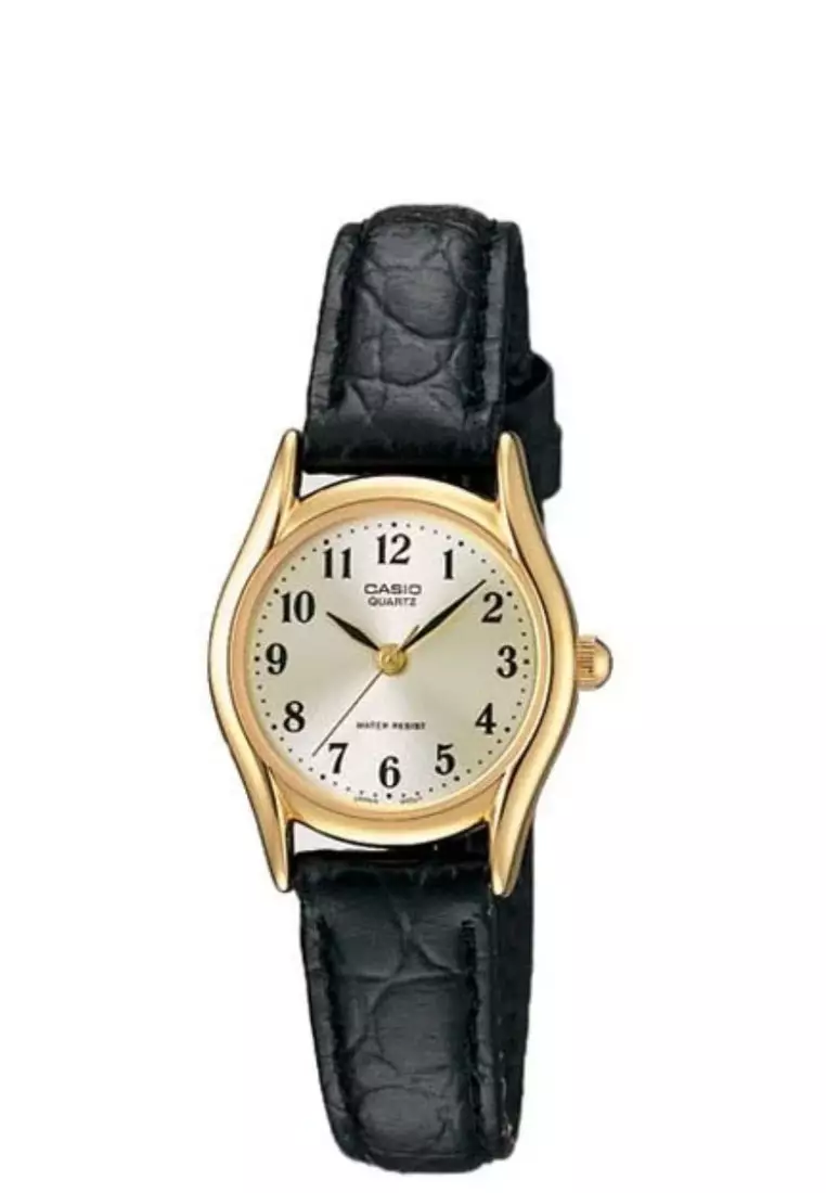 Casio gold and black on sale watch