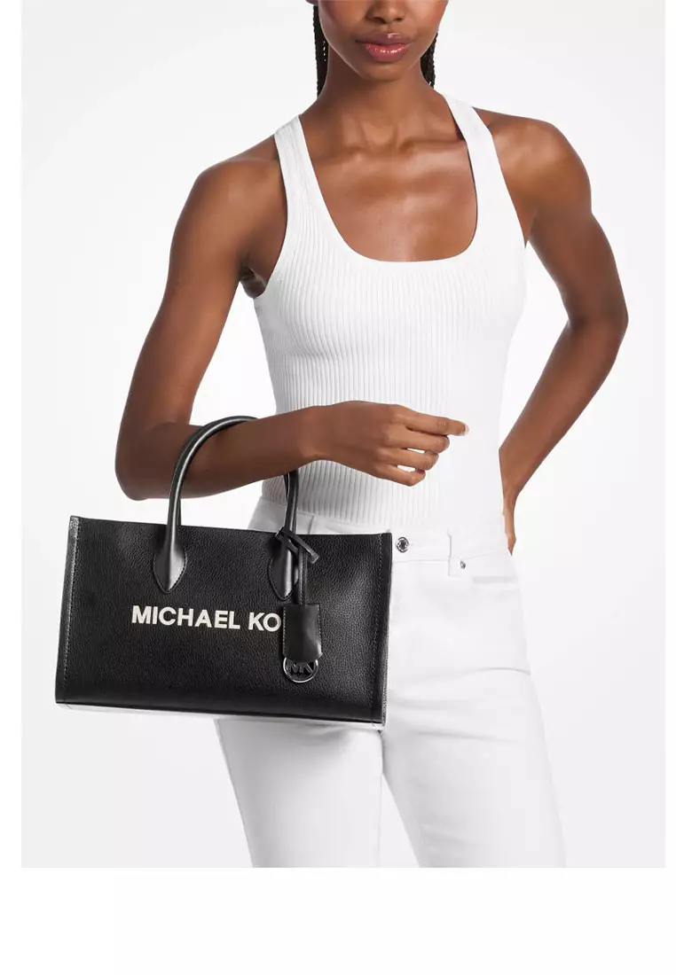 Buy Michael Kors Mirella Medium Pebbled Leather Satchel 2026