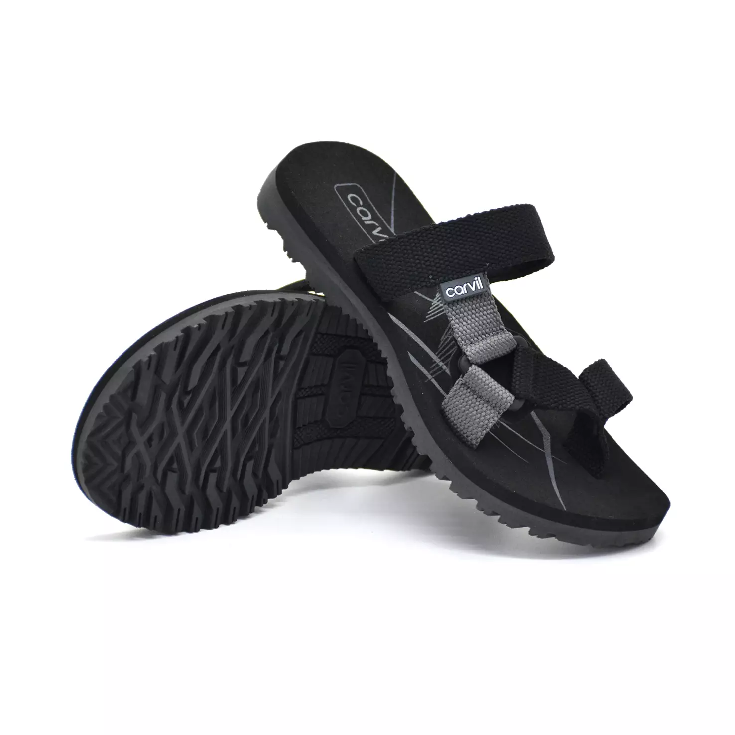 Carvil Sandal Anak Spextra Jr-S08 TP Black/ Grey