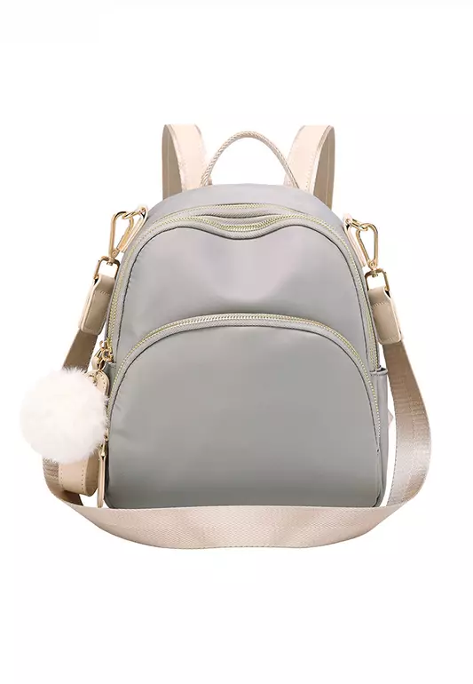 Unique nylon Oxford two -way backpack