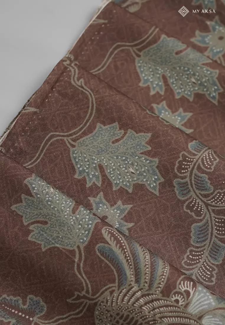 My Aksa Batik Premium Kain Katun Superfine Jarak Semu Brown