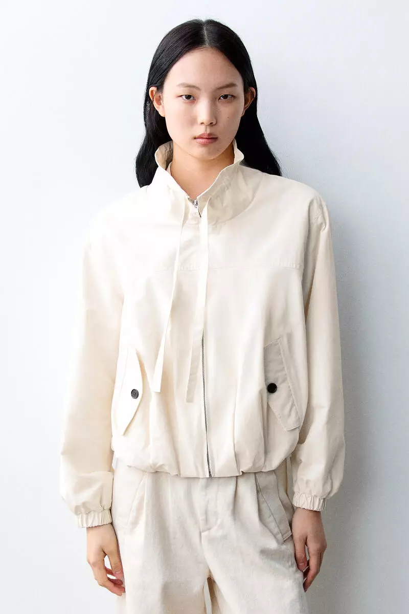 Bubble-hem jacket