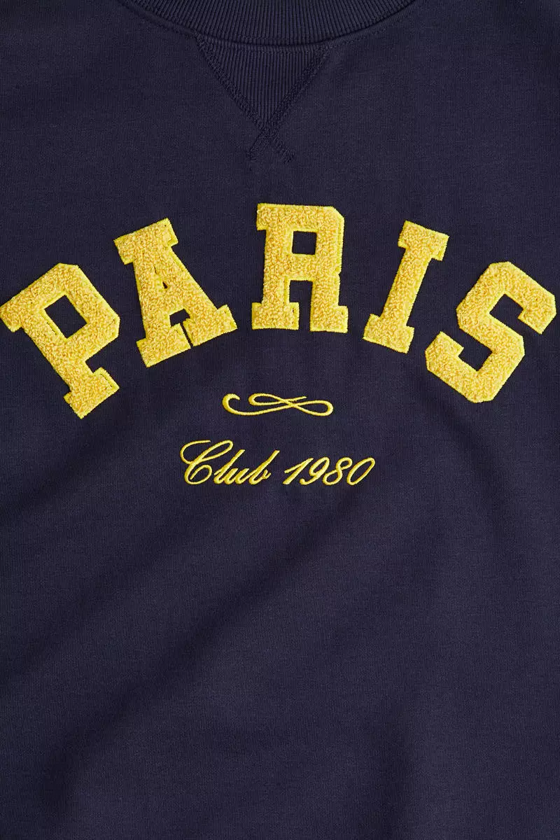 Text-motif sweatshirt