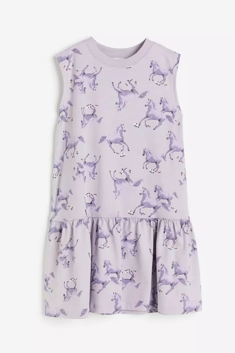 H&M Patterned jersey dress