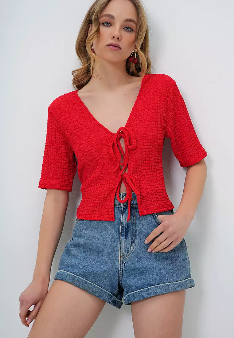 Seersucker Summer Top