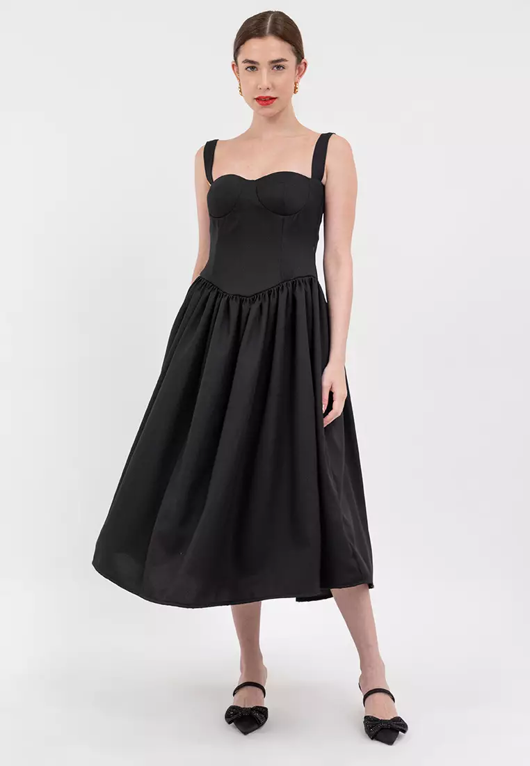 Pepper Bustier Midi Dress