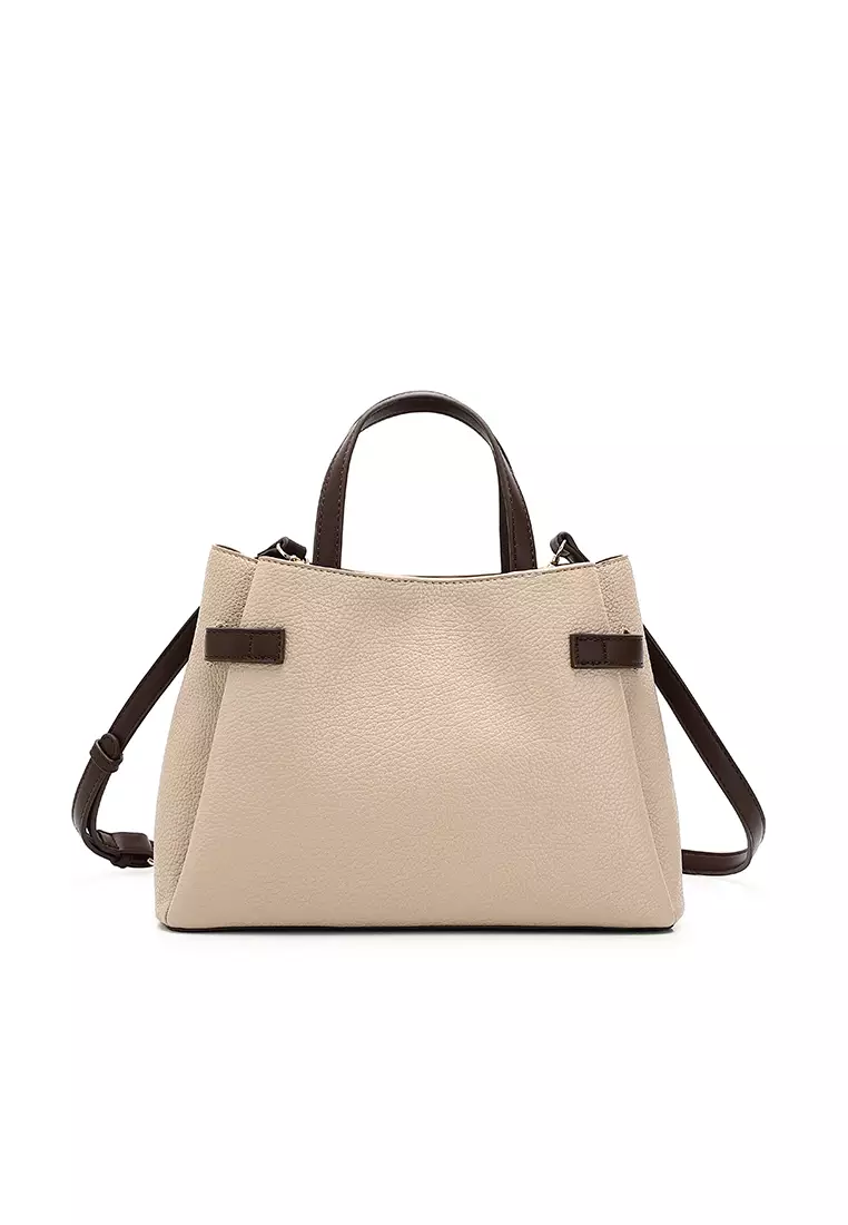 Women's Top Handle Bag / Sling Bag / Crossbody Bag / Shoulder Bag (Tas Tangan Wanita / Tas Selempang Wanita / Tas Bahu Wanita) - Cokelat