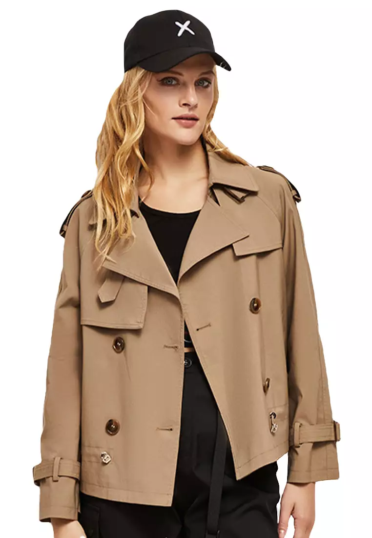 Buy Sunnydaysweety Fashionable and casual short windbreaker jacket