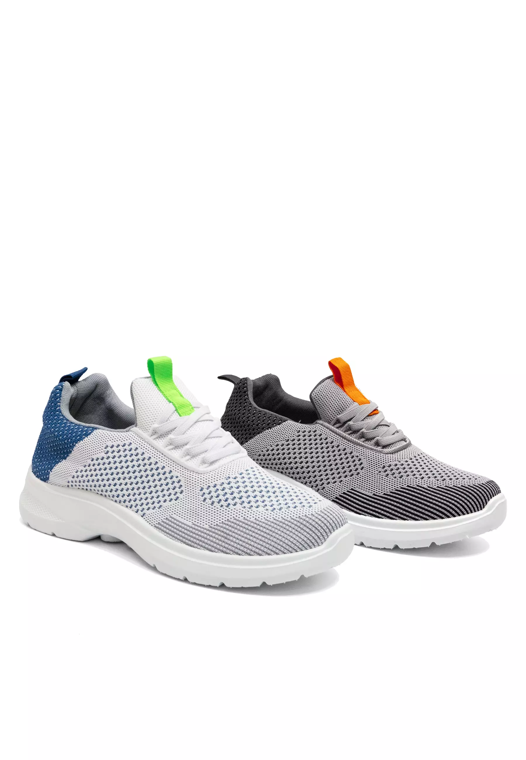 Dr. Kevin Sepatu Sport Pria Men Sneakers Sekolah Flyknit Tali 889-075