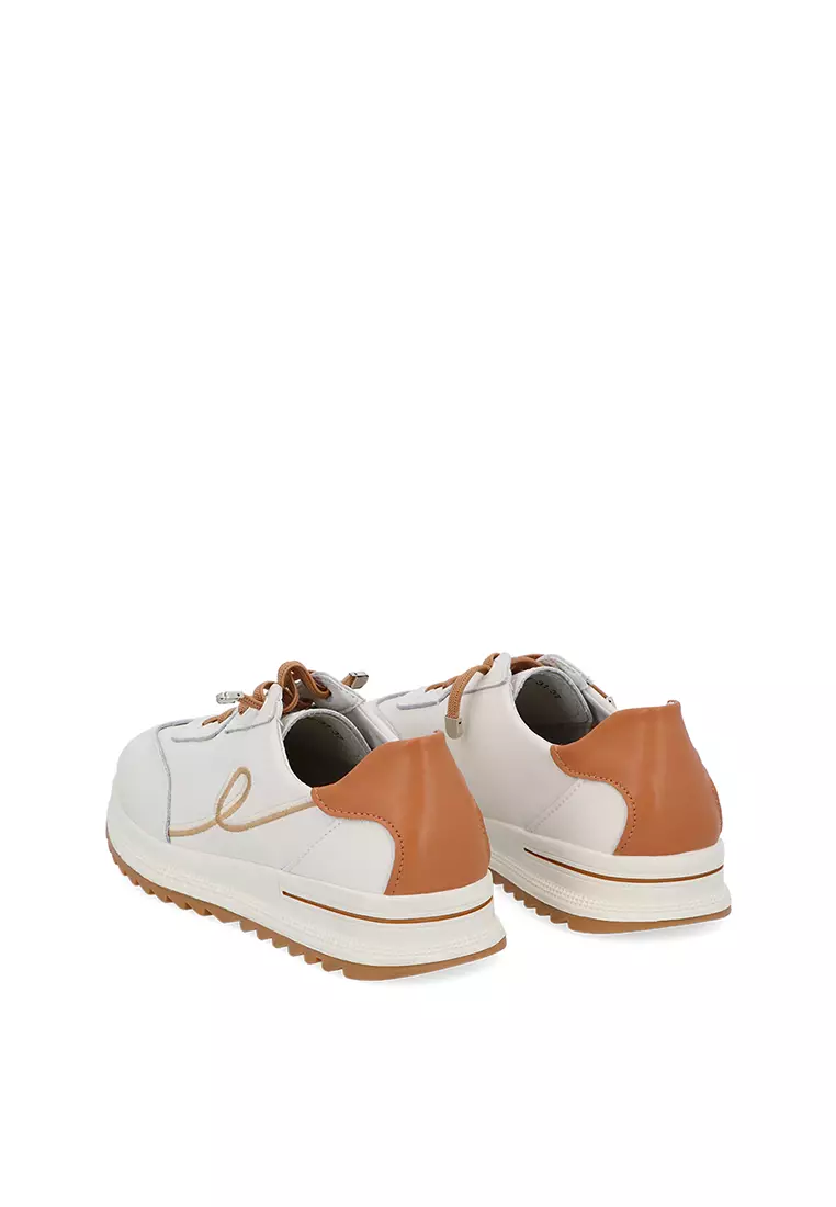 Dark Beige CR "The Cursive" Street Sneakers