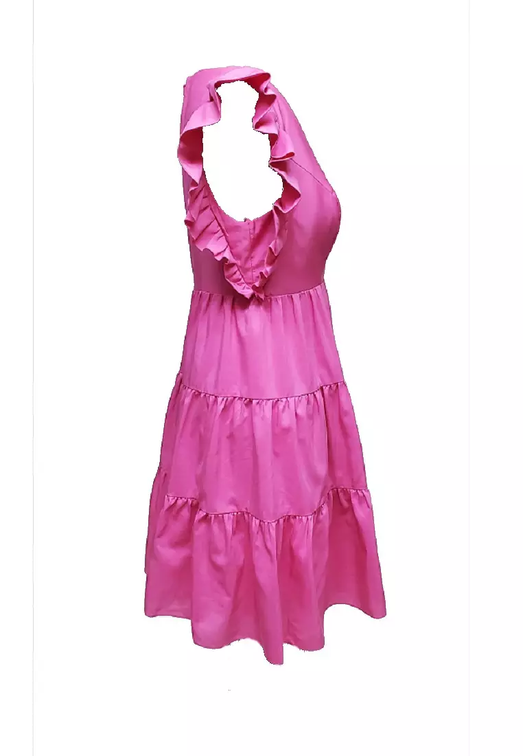 優雅風格絲棉晚禮服派對服