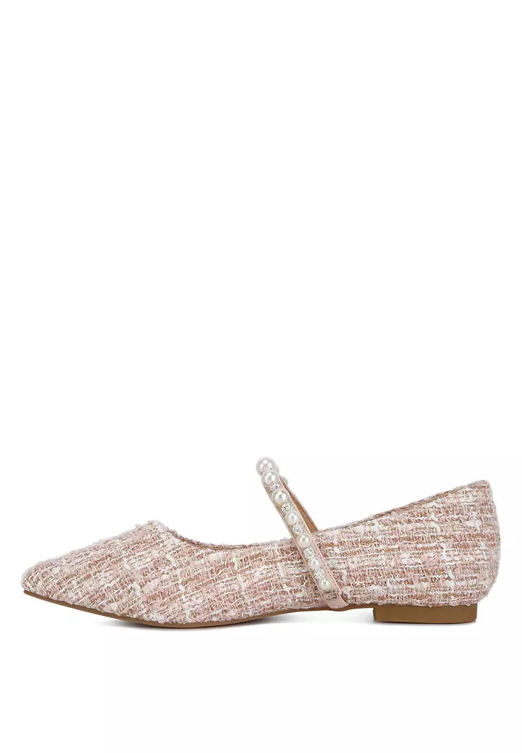 Blush Mary Jane Ballet Flats