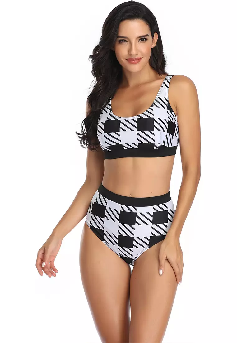 White hot sale black bikini