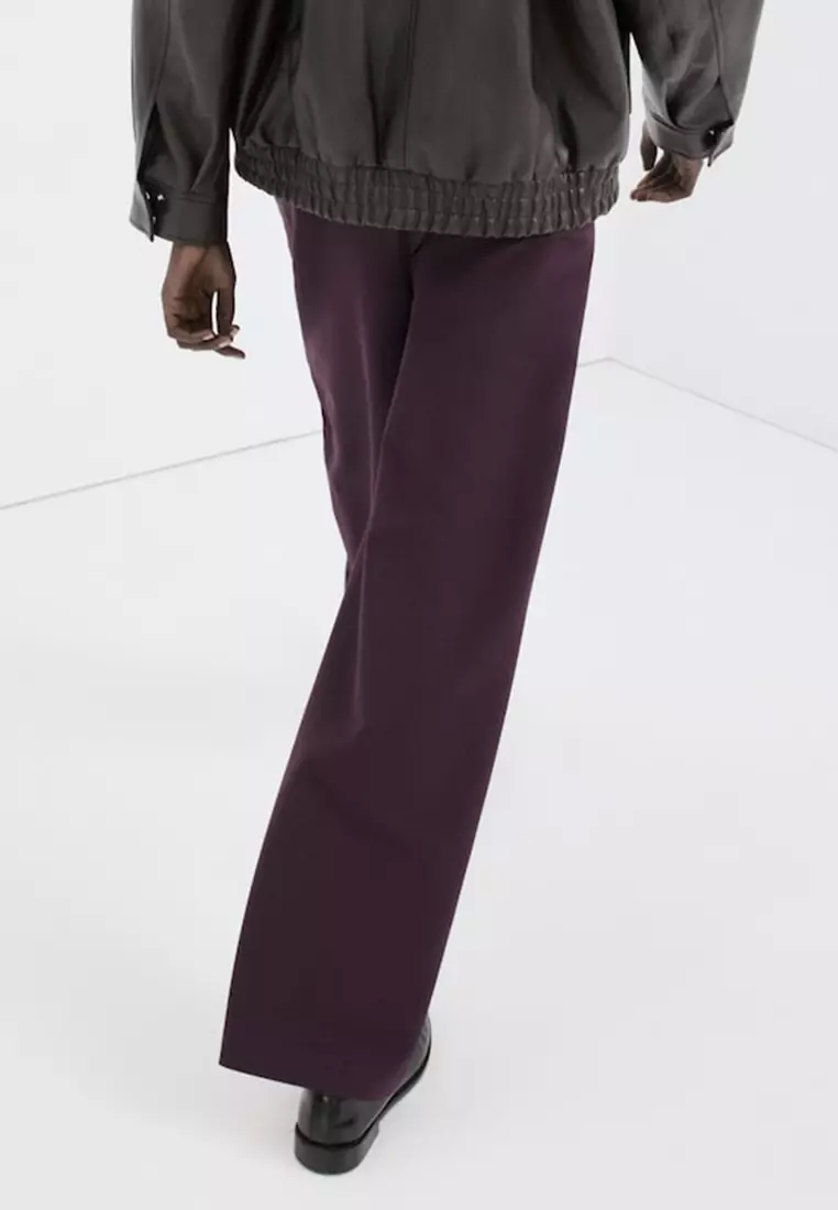 Combined Striped Trousers