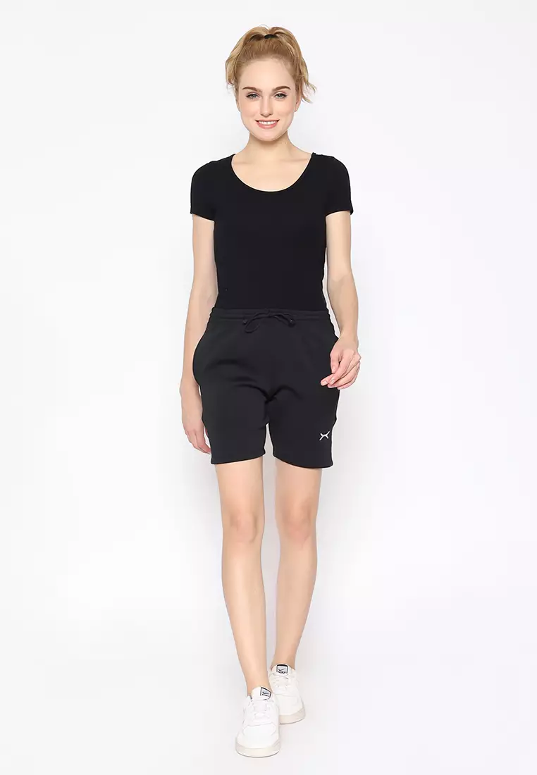 FLEXZONE Women Sports Short Pants Marathon 2.0 Series Black