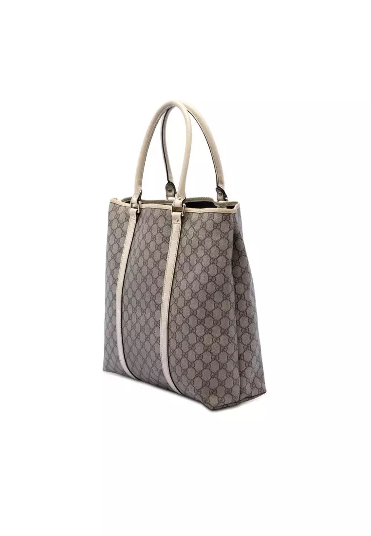 Pre-Loved Gucci Gg Supreme Joy Vertical Tote