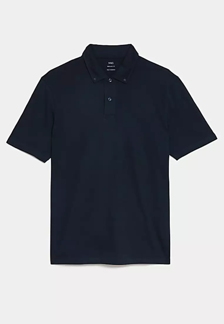 Pure Cotton Jersey Polo Shirt