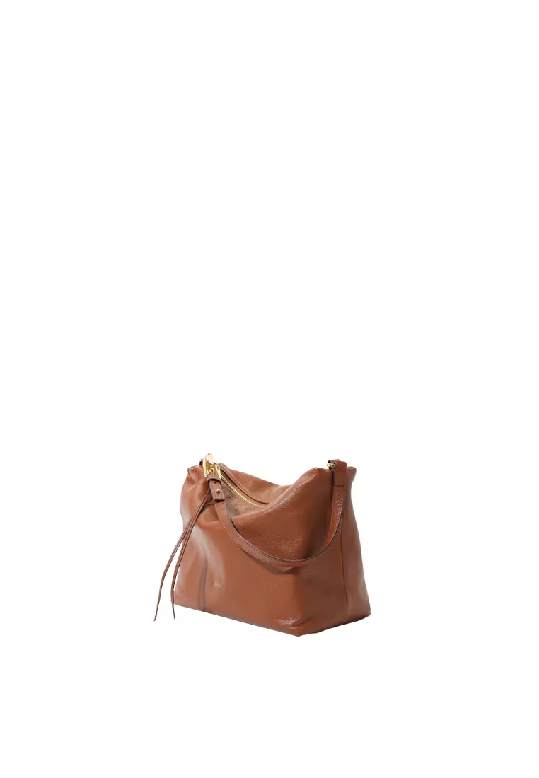 Clip Hobo Bag - Caramel