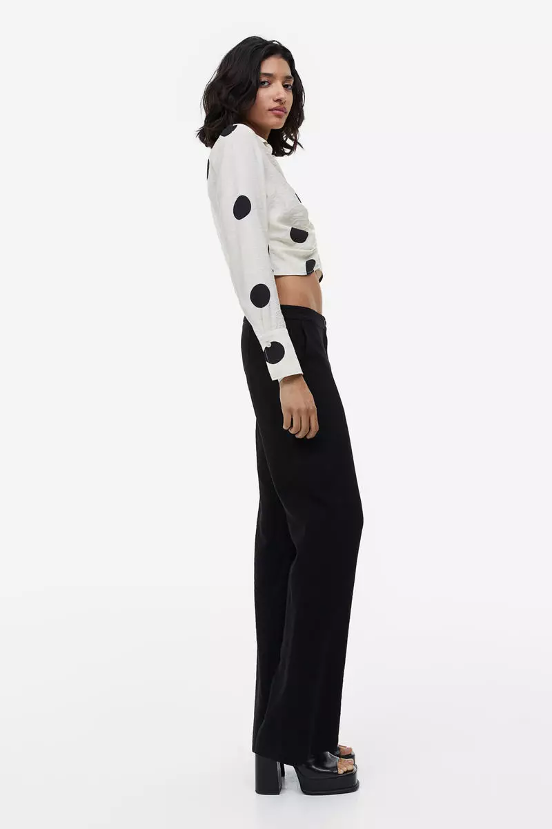 Buy H&M Flared trousers 2023 Online | ZALORA Philippines