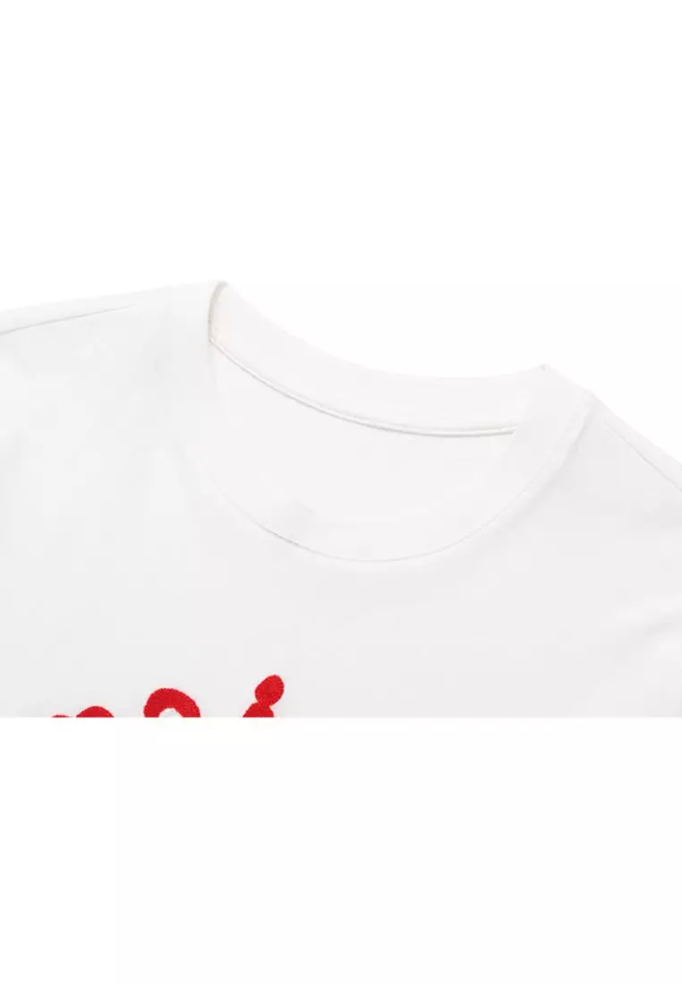 Maison De Rola Embroidery T-Shirt White