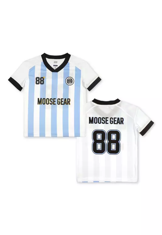 Boys Combi Sport Shirt with Print Details