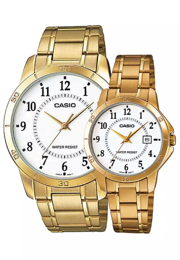 Analog Couple Watches COUPLE-V004G-7B