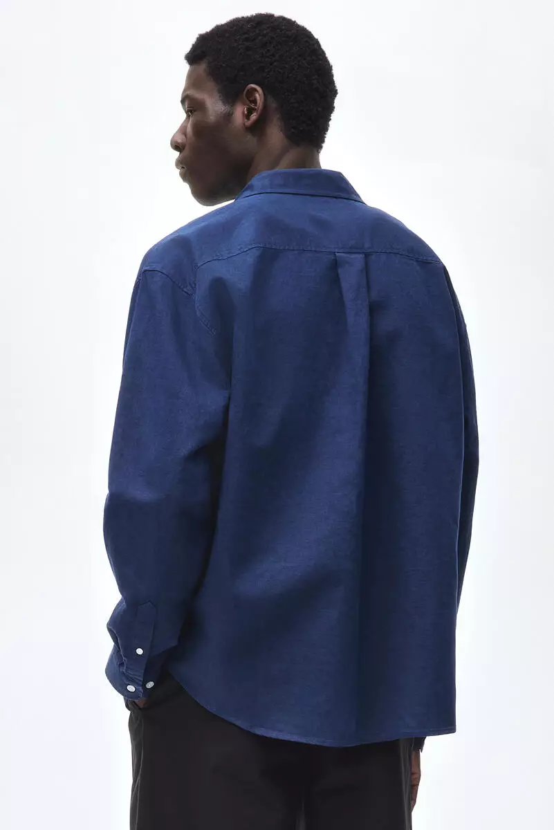 Relaxed Fit Linen-blend shirt