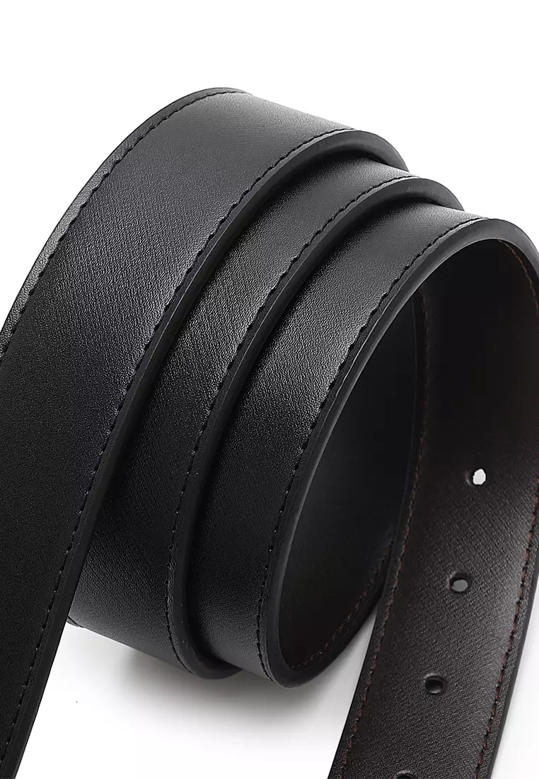 40mm Reversible Pin Buckle Belt - Black