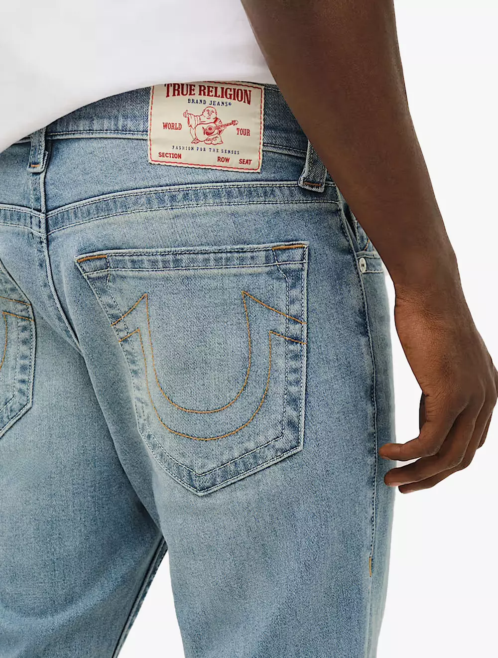 True Religion - Men Denim Pants - GENO SN NO FLAP 32IN - Medium Blue