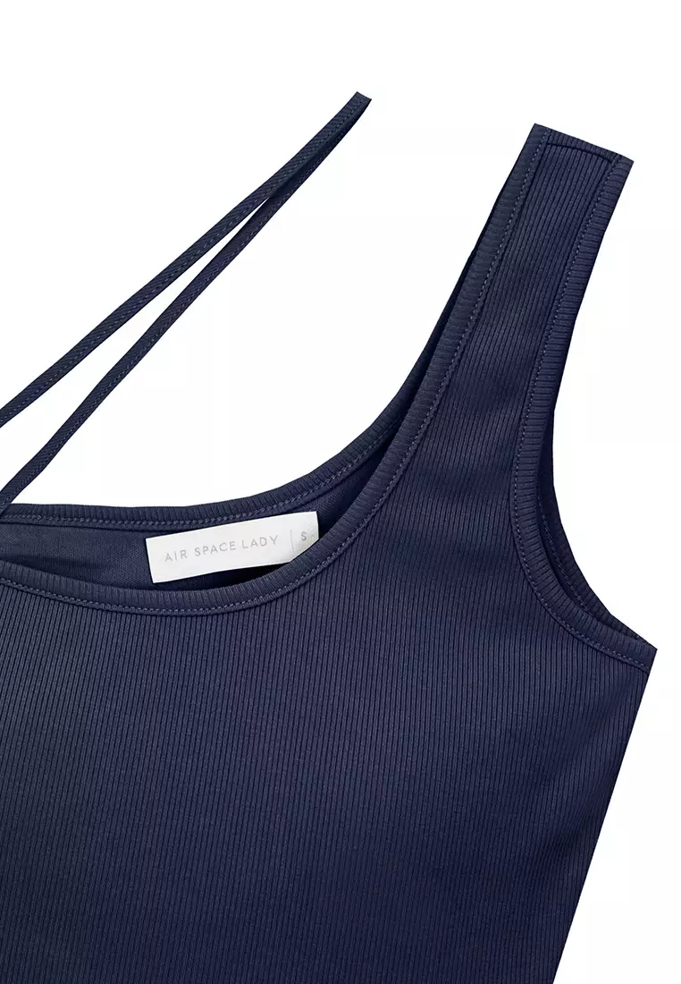 One Shoulder Padded Top