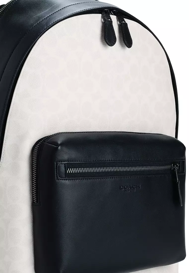 West Backpack In Signature Canvas