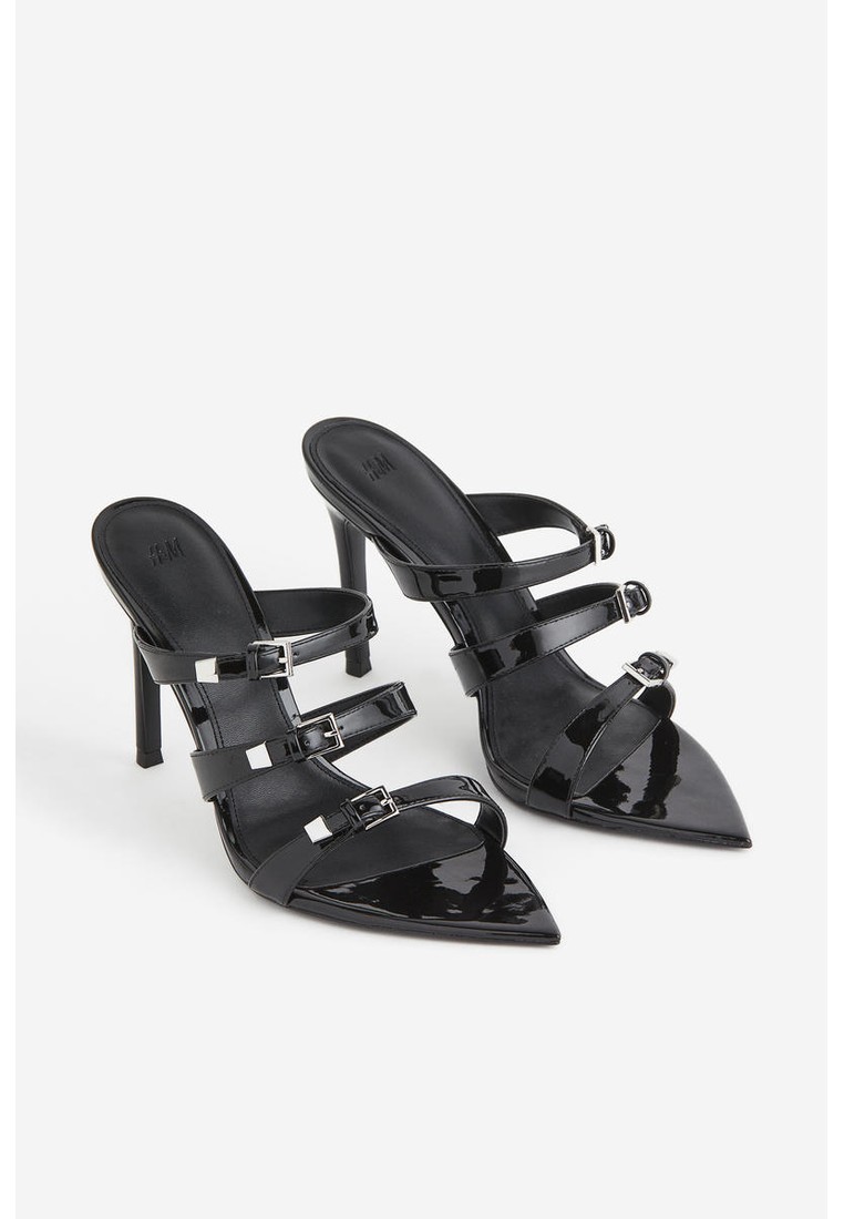 Pointed heeled sandals