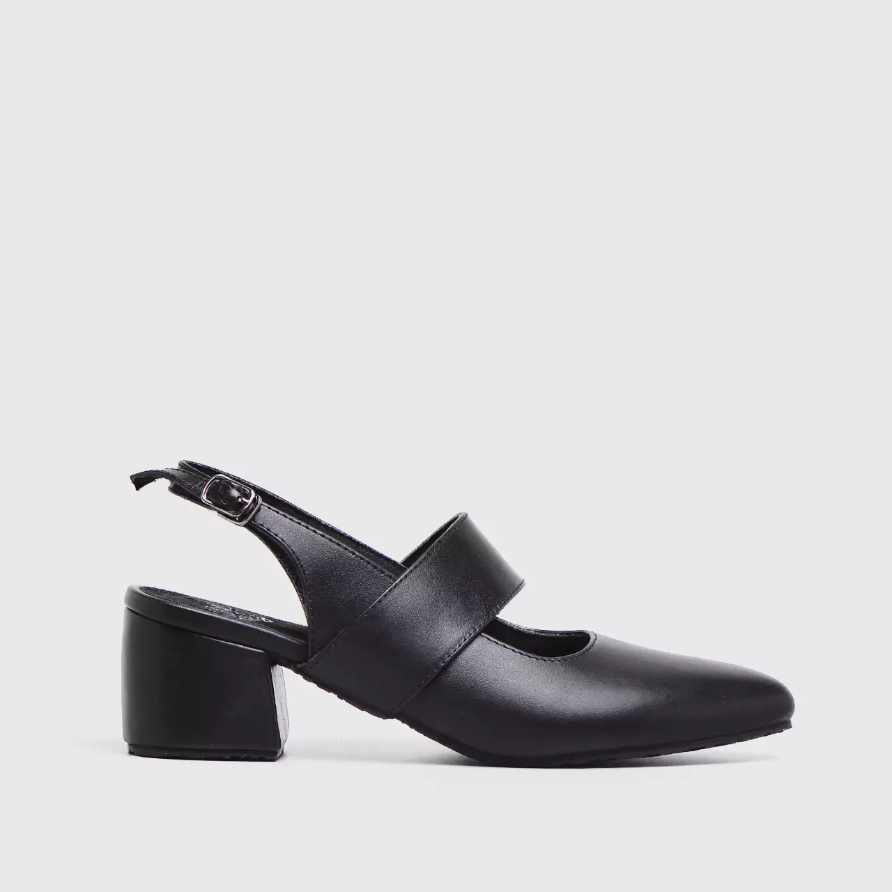 Starky Heels Genuine Leather Black